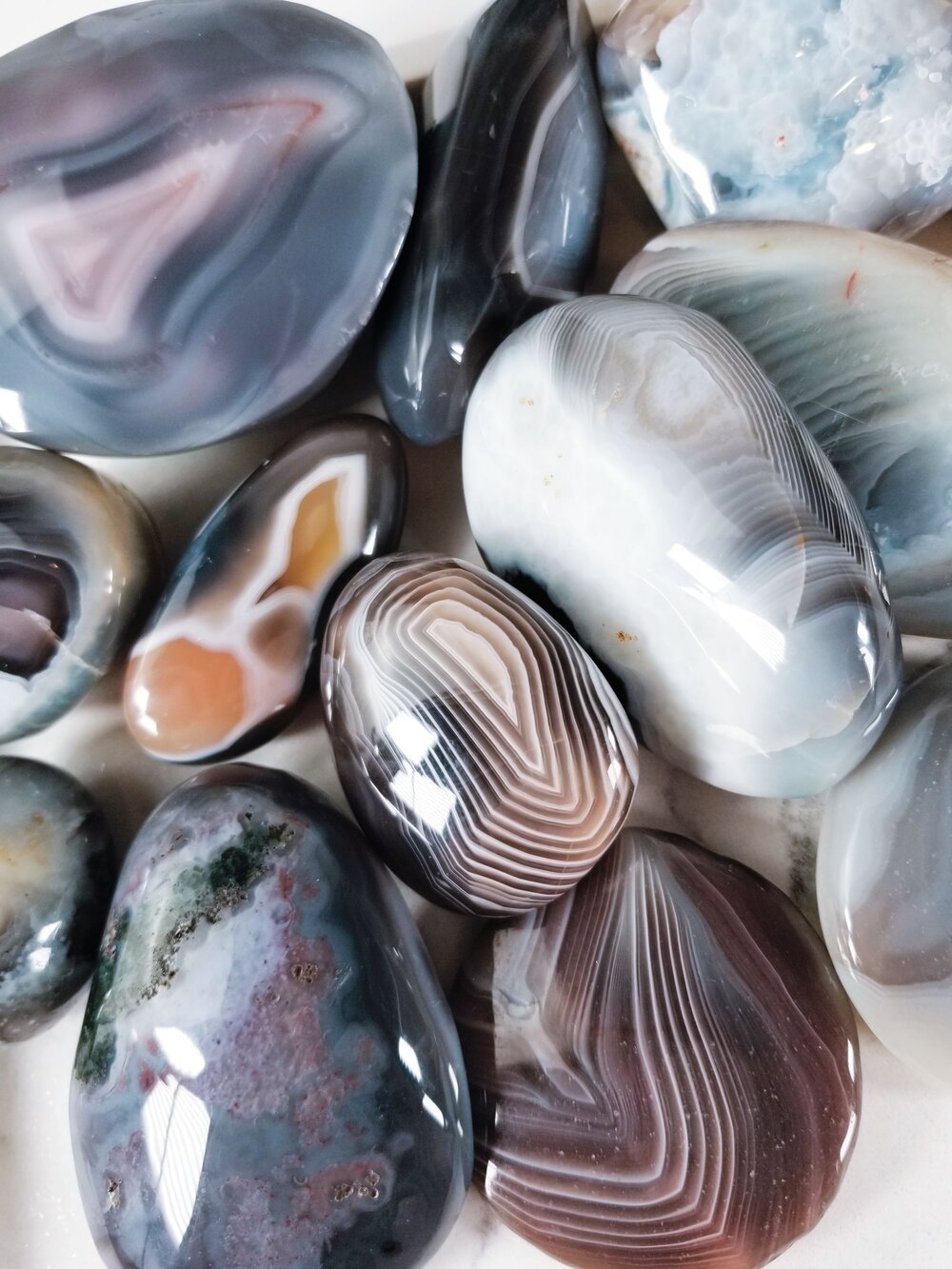 Botswana Agate (博茨瓦納瑪瑙)