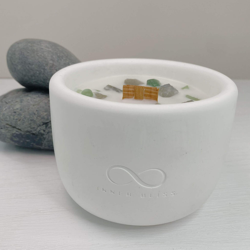 Sacred Rituals | Inner Bliss | Hong Kong Candles | White Vessel