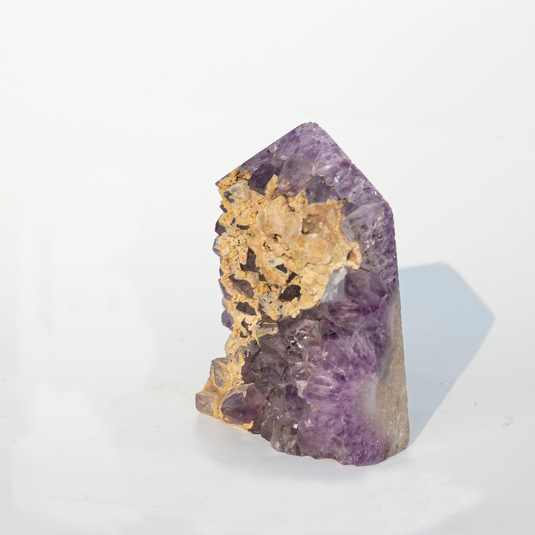 Amethyst (紫水晶) | Banded Agate (瑪瑙)| Cluster Free Form | The Manifestation Stone