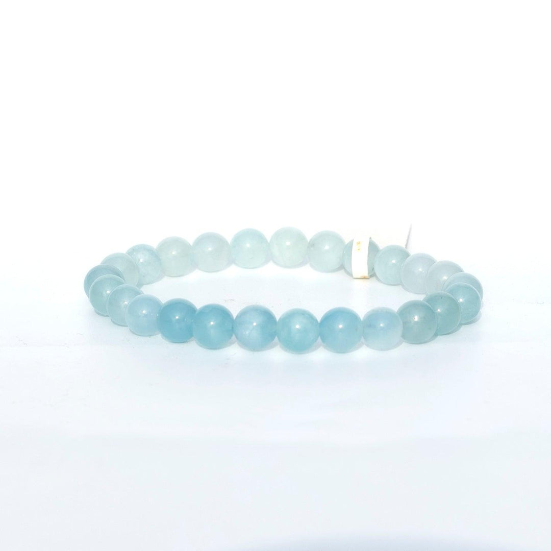 Aquamarine (海蓝宝石) | (A Quality) Stretchy Cord Bracelet | The Mariner's Stone