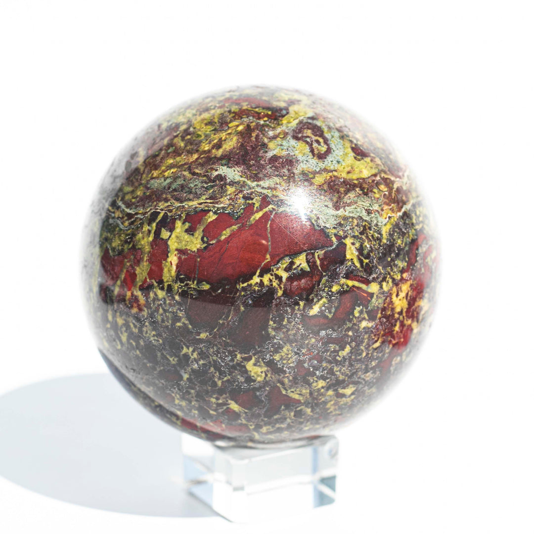 Dragon's Blood (龍血碧玉) (AA Quality) | Sphere | The Stone of Bravery