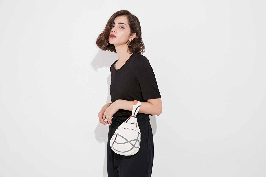 Japanese Knot Bag - Wristlet - Hand Crafted Wrist Bag - Wrist Handbag - Clutch - Small Carry Bags - Gift Bags - Japanese Style - Hong Kong