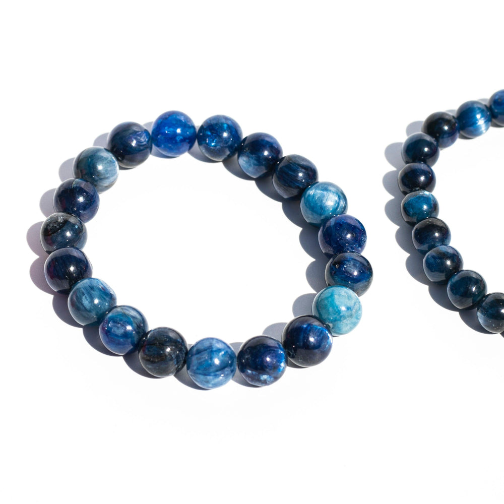 Kyanite | Stretchy Cord Healing Crystal Bracelet | The Stone of Emotions | AAA Quality