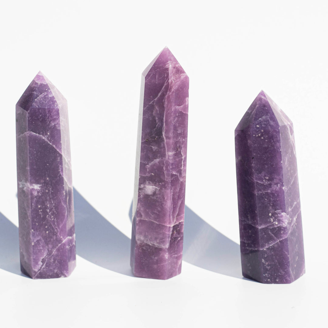 Lepidolite (鋰雲母)| Mini Towers | The Stone of Patience