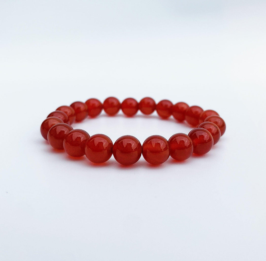 Carnelian (紅瑪瑙) | Stretchy Cord Bracelet | The Stone of Creativity