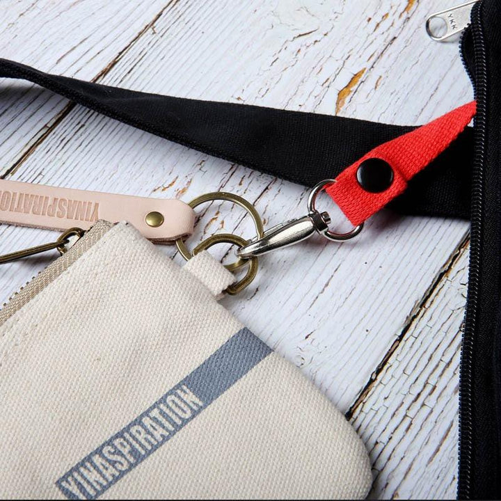 Durable Hand Crafted Black Canvas Tote Bag - Shoulder Bag - Market Bag - Computer Bag - Tote for her w/ zippers - Hong Kong - Shadow