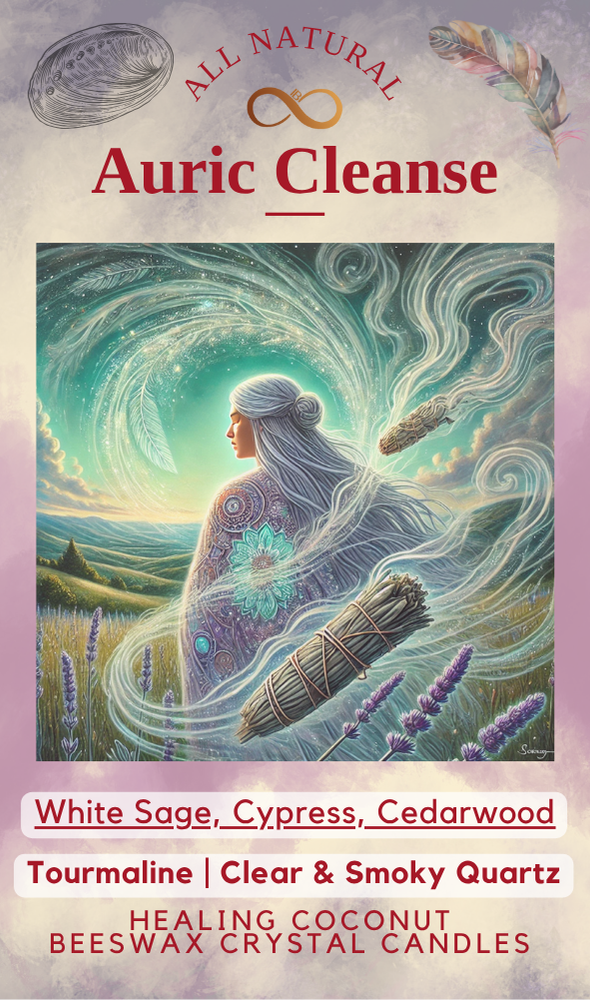 Spiritual & Intentions | Inner Bliss's Rituals, Meditation & Sleep Crystal Candle Collection