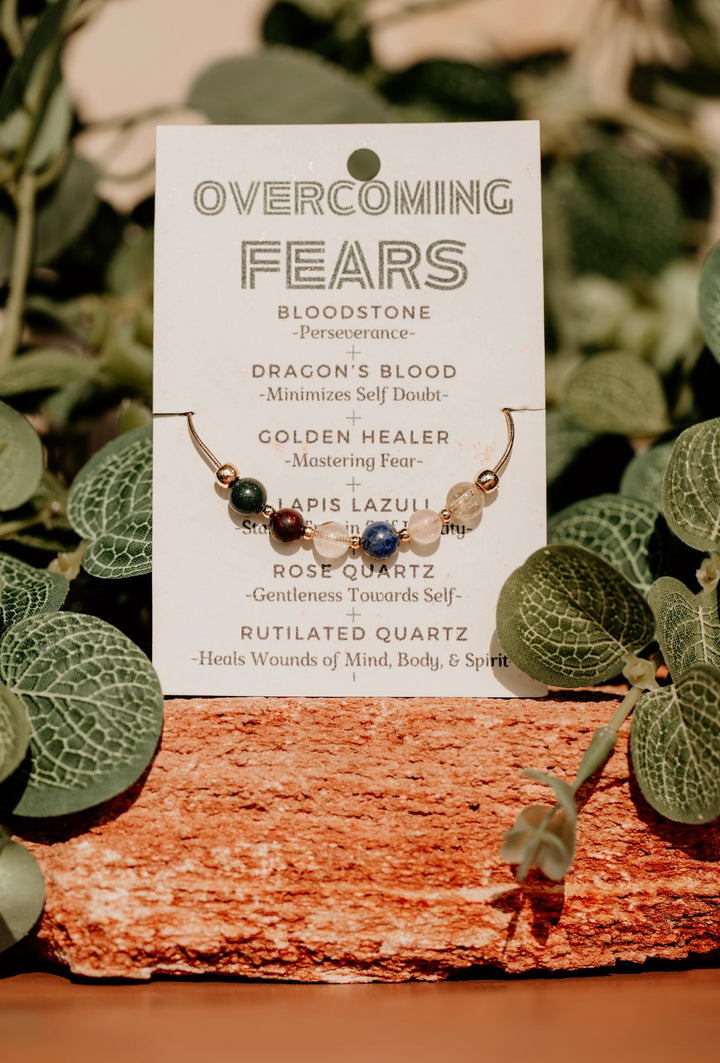 Metaphysical Intentions Crystal Bracelet - Healing Crystal Jewelry - Handmade Adjustable Bracelet - Personalized Gifts
