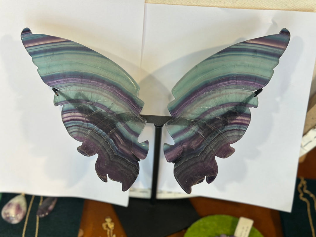 Healing Crystal Wings | Butterfly & Angel Energy | A Symbol of Transformation | 靈性水晶蝴蝶與天使之翼裝飾品