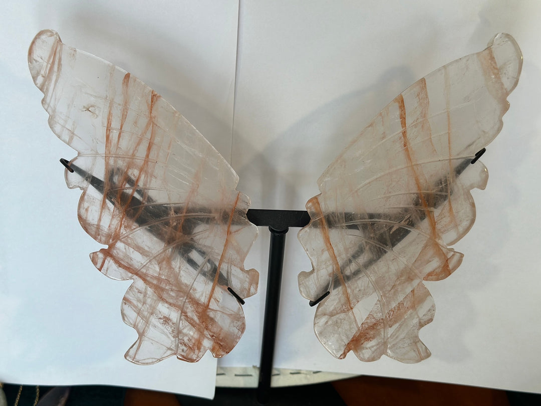 Healing Crystal Wings | Butterfly & Angel Energy | A Symbol of Transformation | 靈性水晶蝴蝶與天使之翼裝飾品
