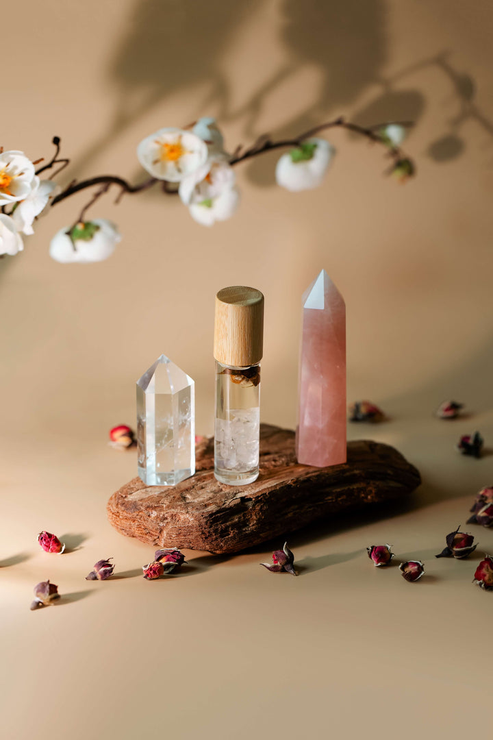 Crystal Energy Rollers | 精油水晶能量滾珠 | Essential Oil Blends for Mind, Body & Spirit