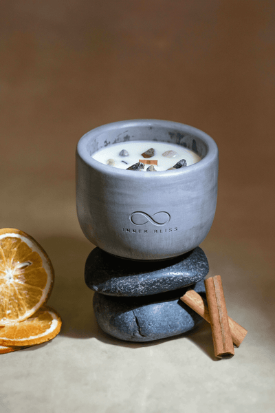 Kashgar Bazaar | Nag Champa & Dragon's Blood Crystal Candle | Luxury