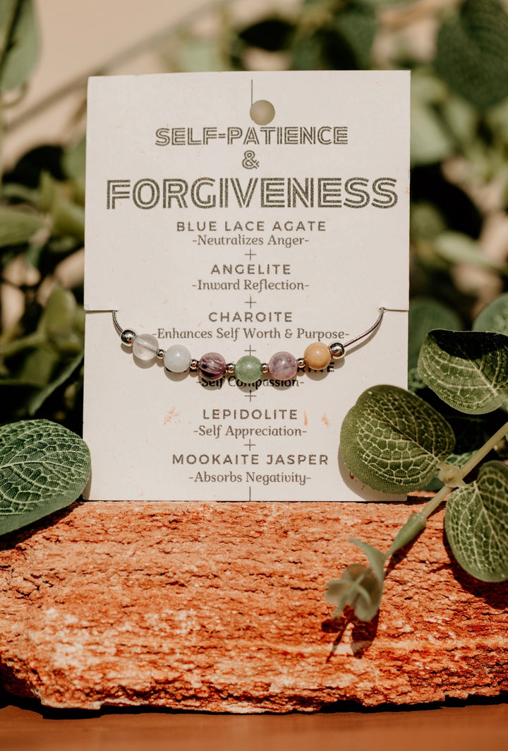 Metaphysical Intentions Crystal Bracelet - Healing Crystal Jewelry - Handmade Adjustable Bracelet - Personalized Gifts
