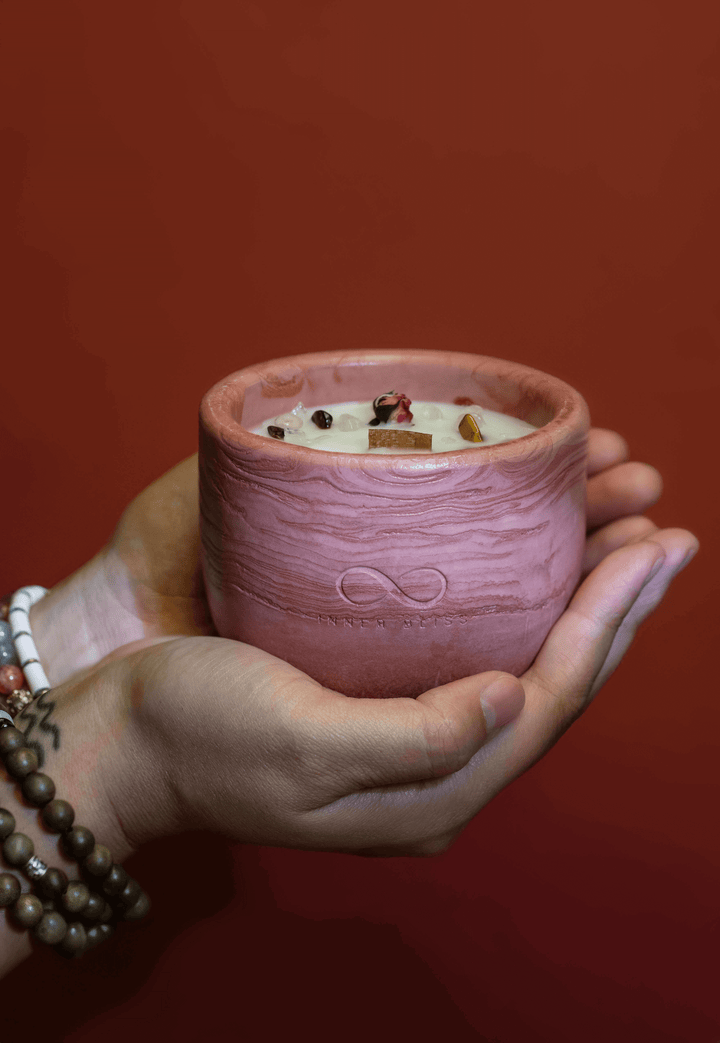 Spiritual & Intentions | Inner Bliss's Rituals, Meditation & Sleep Crystal Candle Collection