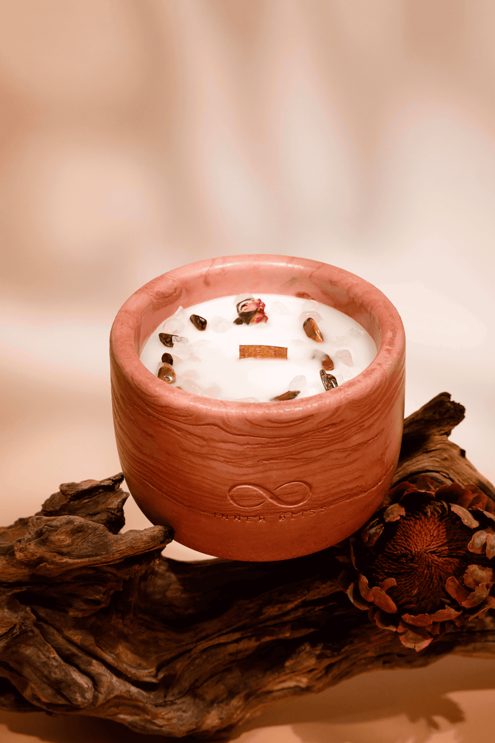 Spiritual & Intentions | Inner Bliss's Rituals, Meditation & Sleep Crystal Candle Collection