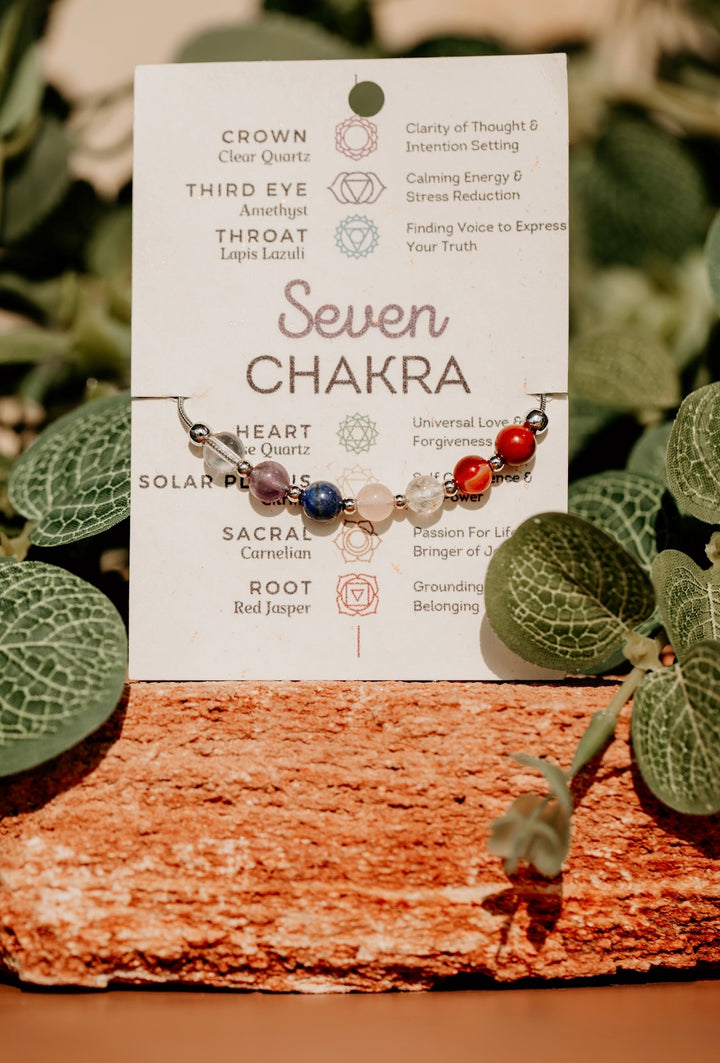 Metaphysical Intentions Crystal Bracelet - Healing Crystal Jewelry - Handmade Adjustable Bracelet - Personalized Gifts