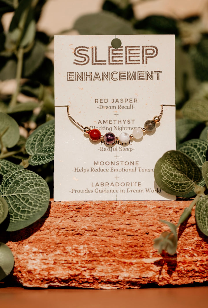 Metaphysical Intentions Crystal Bracelet - Healing Crystal Jewelry - Handmade Adjustable Bracelet - Personalized Gifts