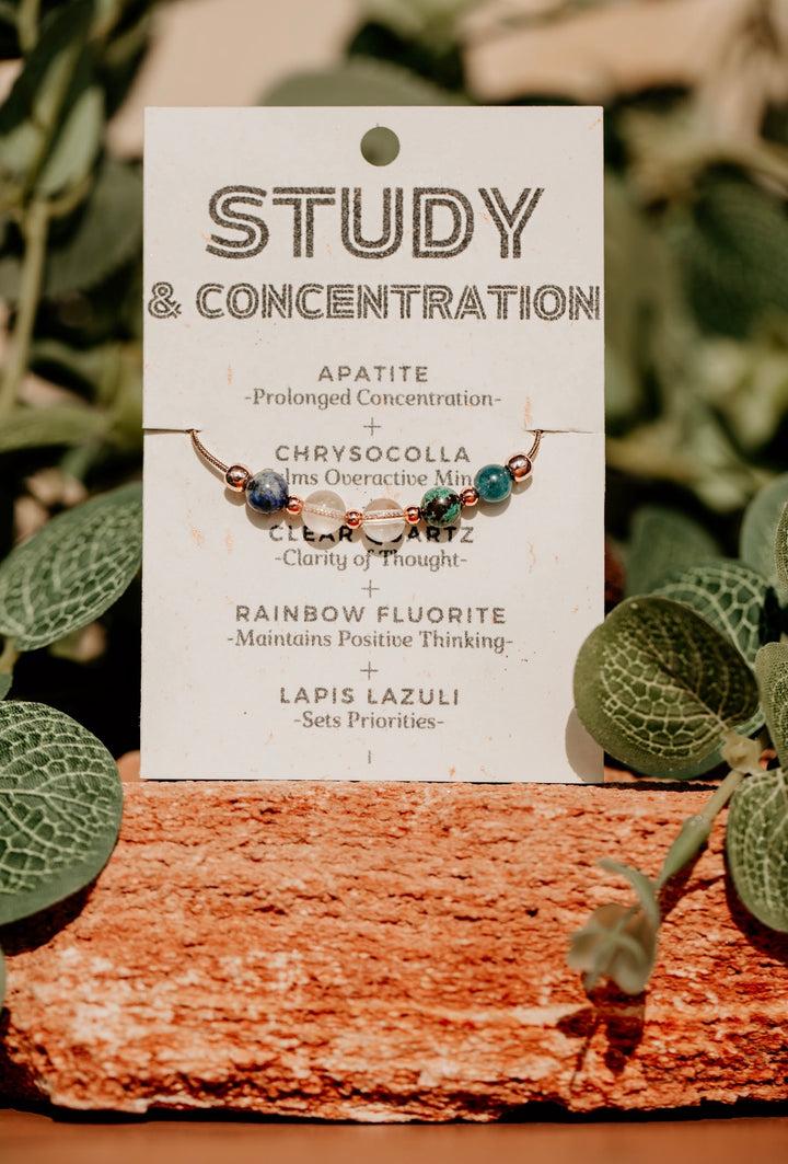 Metaphysical Intentions Crystal Bracelet - Healing Crystal Jewelry - Handmade Adjustable Bracelet - Personalized Gifts