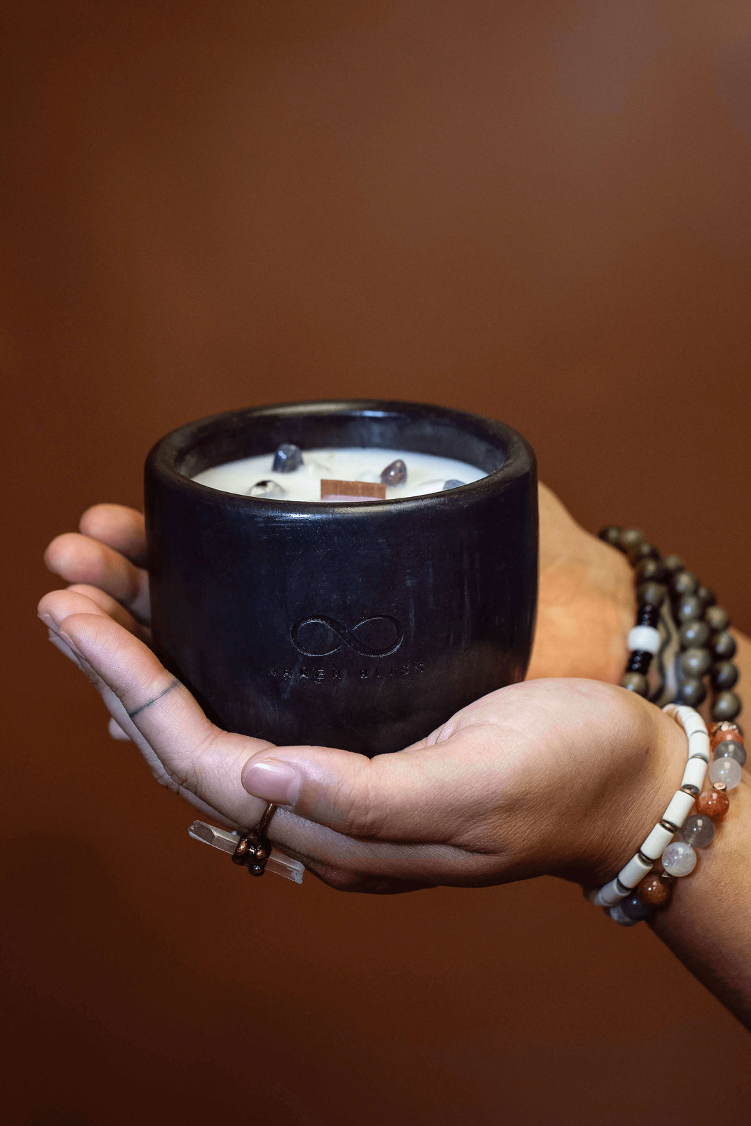 Spiritual & Intentions | Inner Bliss's Rituals, Meditation & Sleep Crystal Candle Collection
