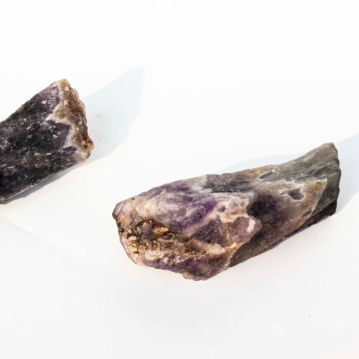 Amethyst (紫水晶) | Raw Chevron Root | The Manifestation Stone