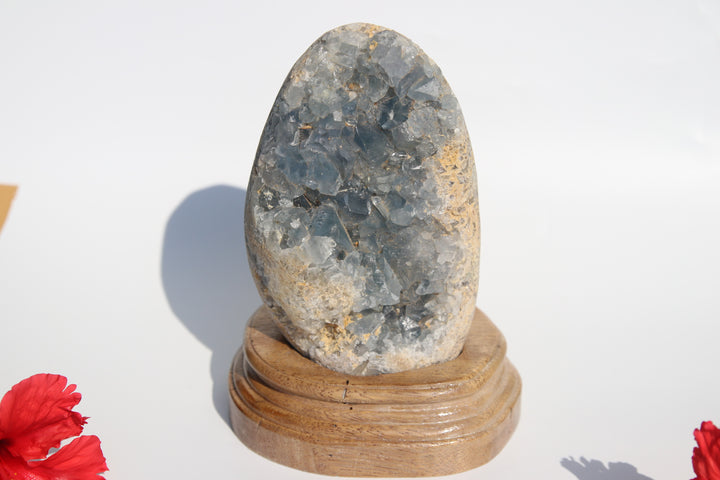 Celestite - Egg Shape - The Mystical Stone (天青石)