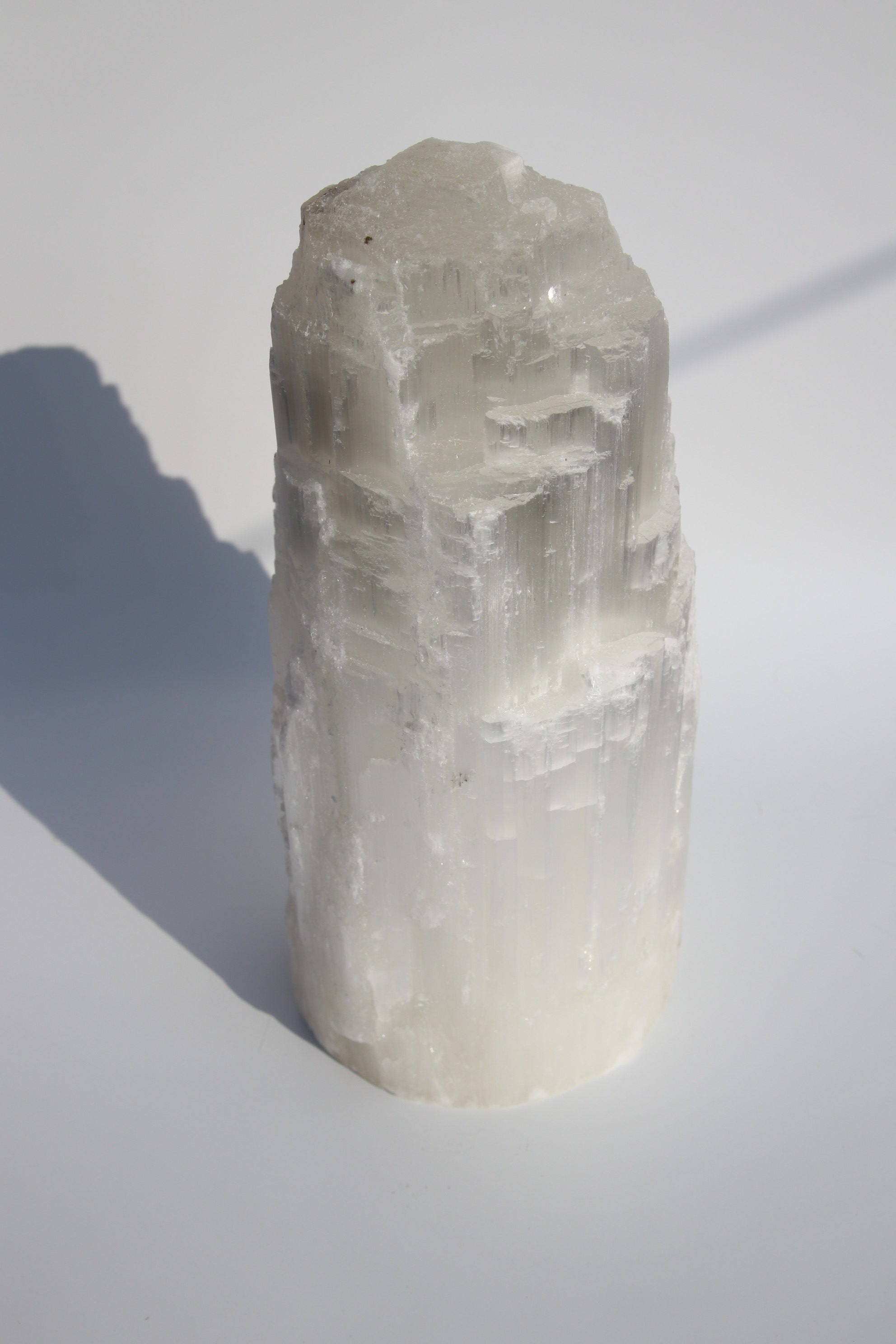 Selenite | Natural Healing Crystal Light Therapy Lamp | Master Cleansing Stone | Cleanse Your Crystal Jewelry & Your Home | Choose Your Size