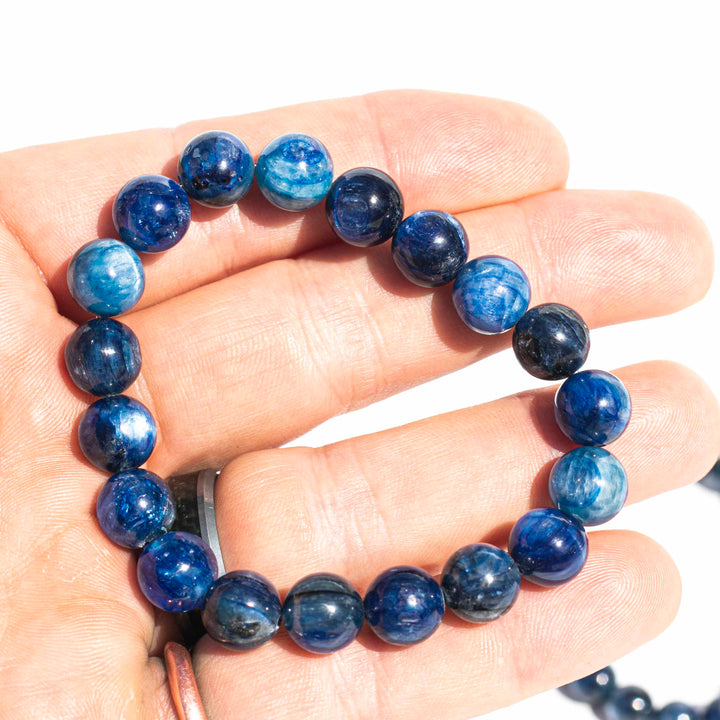 Kyanite (藍晶石) | AAA Quality Stretchy Cord Bracelet | The Stone of Emotions