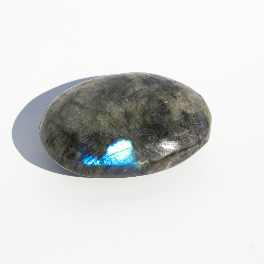 Labradorite | Palm Stone | The Shielding Stone | Offers Guidance & Protection in the Home | Choose Preferred Size
