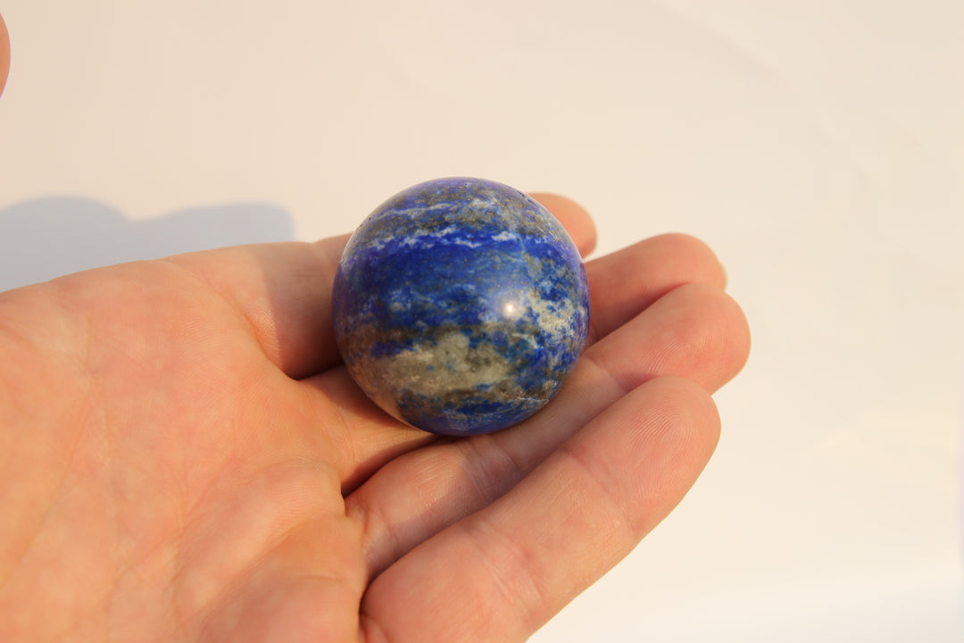 Lapis Lazuli | Healing Crystal Sphere | A Quality | THE STONE OF TRUTH & WISDOM | Choose Preferred Size