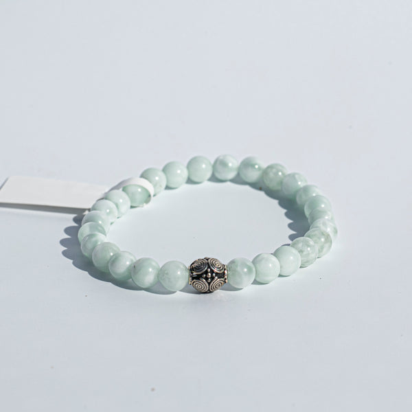 Larimar (拉利瑪石) | Tribal Spacer Bead | Stretchy Cord Bracelet (A Quality) | The Gemstone of Mental Clarity
