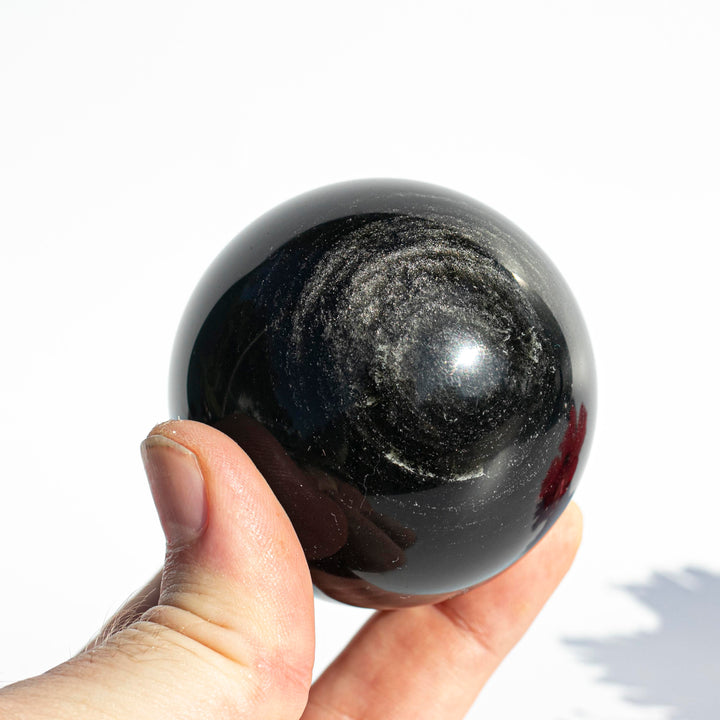 Obsidian (黑曜石) | Crystal Sphere | The Mirror Stone | Choose Preferred Size