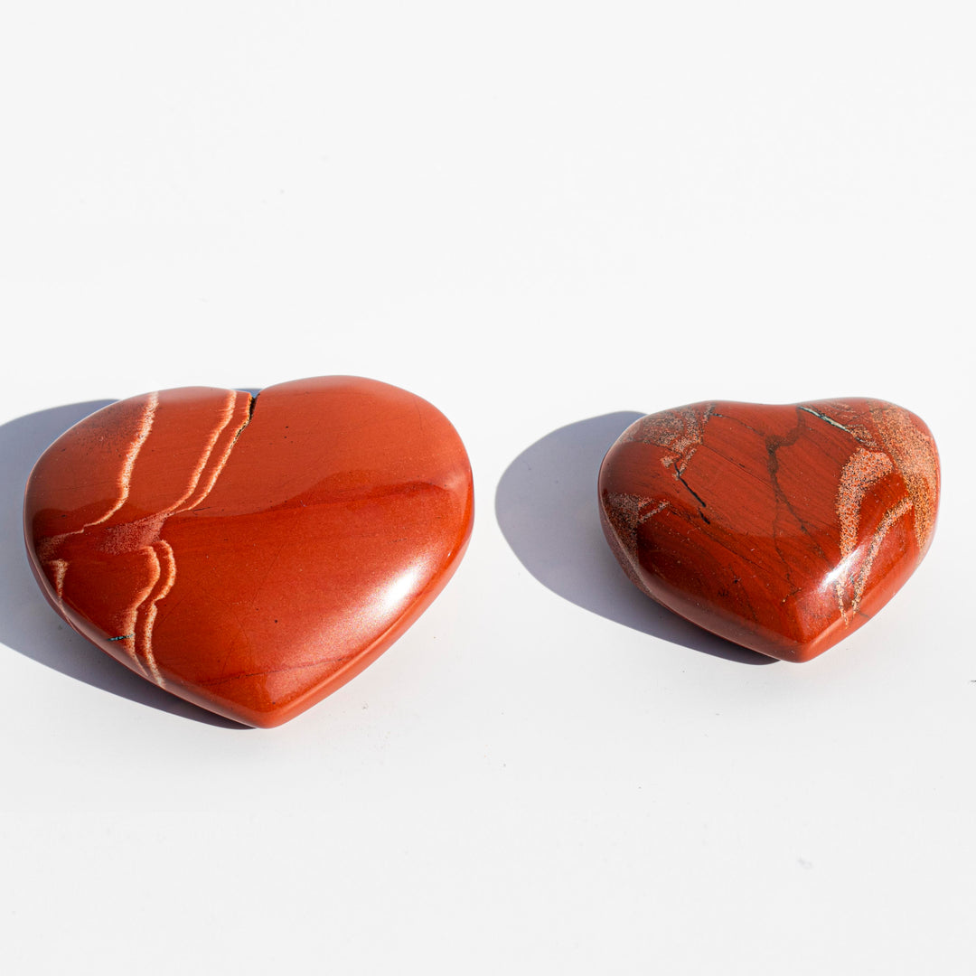 Red Jasper (紅碧玉) | Large Heart | The Stone of Endurance