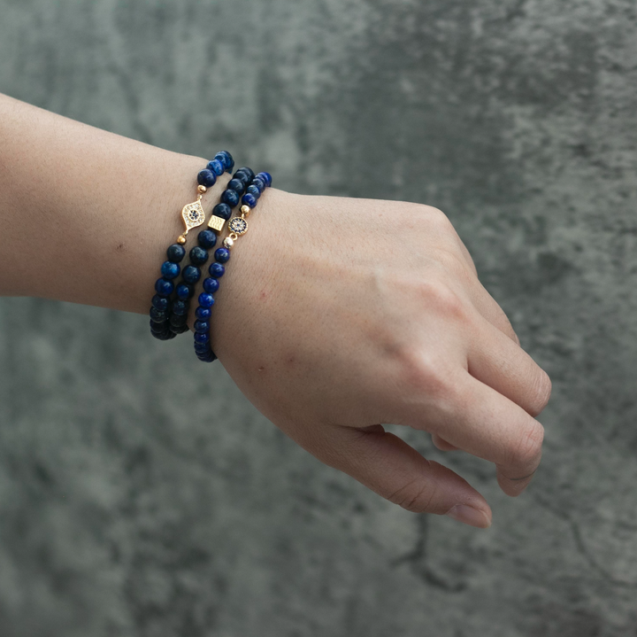 Lapis Lazuli (青金石) | Evil Eye Bracelet | The Stone of Truth & Wisdom