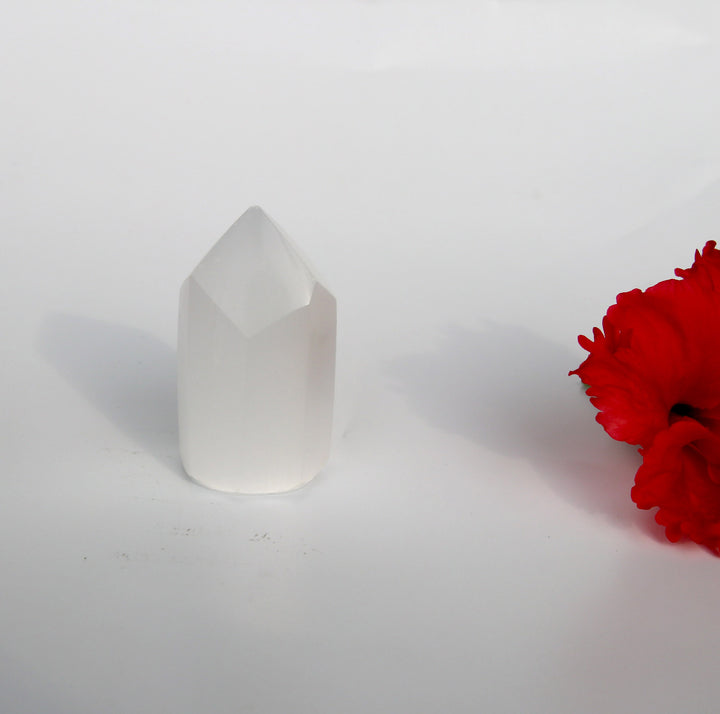 Selenite | Natural Healing Thin Tower | Master Cleansing Stone (透石膏)