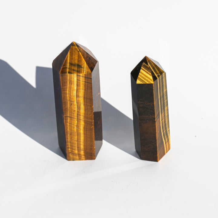 Tiger's Eye (虎眼石) | Mini Crystal Towers | The Courage Stone | Choose your Preferred size of Small, Medium, Large