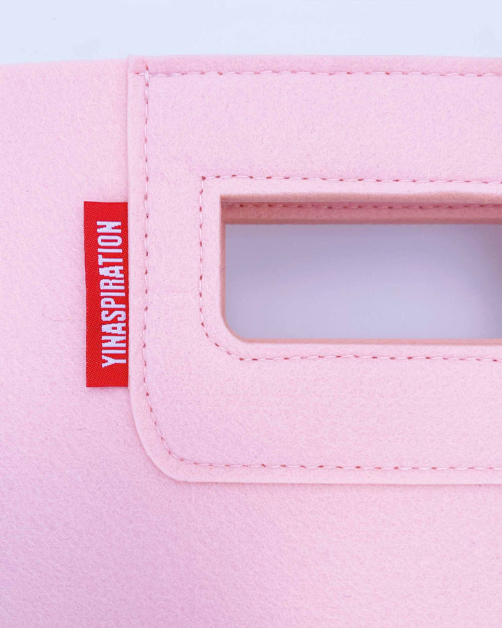 Felt Pink Laptop Bag for Women - Felt briefcase - Handmade Laptop Case - Macbook Air Sleeve - Tablet Case - Laptop Bag - Computer Bag Case