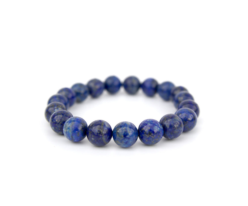 Lapis Lazuli | Stretchy Cord Healing Bracelet | The Stone of Truth & Wisdom | AAA Quality | Choose Preferred Wrist Size
